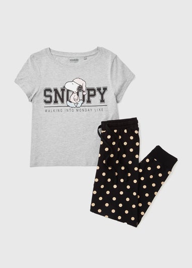 Snoopy Grey Pyjama Set