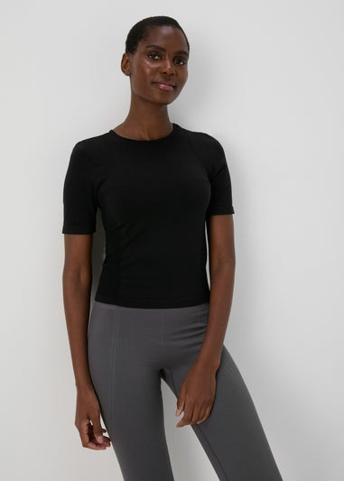 Souluxe Black Seamless Top