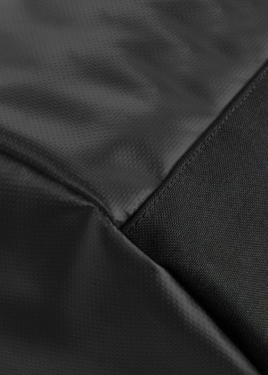 BagBase Black Tarp Waterproof Roll-Top Backpack