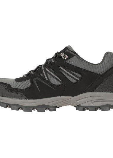 Mountain Warehouse Black Mcleod Outdoor Wide Walking Shoes