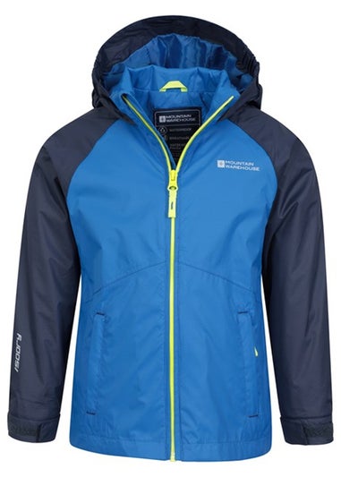 Mountain Warehouse Kids Blue Torrent II Waterproof Jacket (2-13yrs)