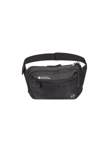 Mountain Warehouse  Black Travel RFID Blocking Bum Bag