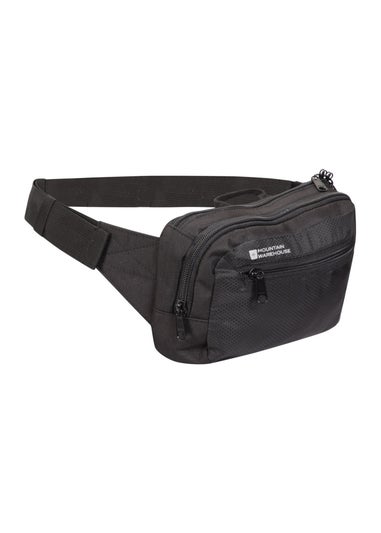 Mountain Warehouse  Black Travel RFID Blocking Bum Bag