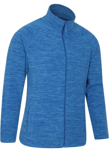 Mountain Warehouse Blue  Snowdon Marl Fleece Jacket