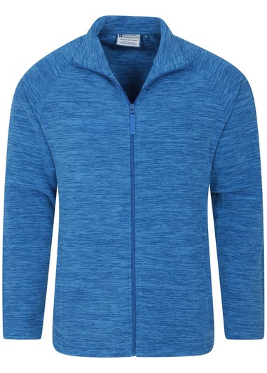 Mountain Warehouse Blue  Snowdon Marl Fleece Jacket