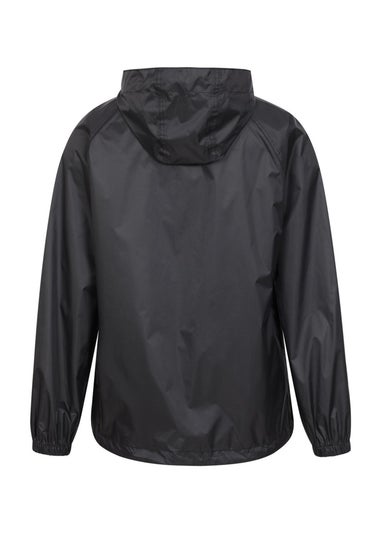Mountain Warehouse Black Pakka II Waterproof Jacket