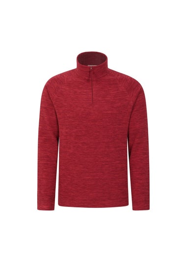 Mountain Warehouse Red Snowdon II Fleece Top