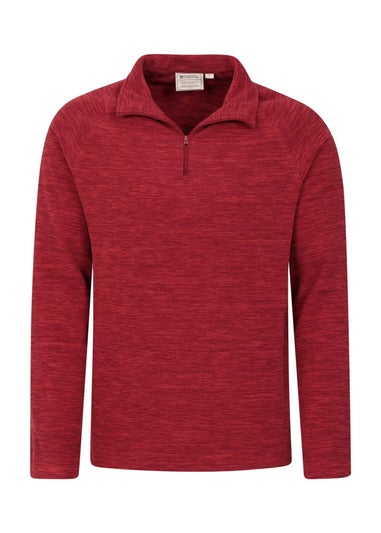 Mountain Warehouse Red Snowdon II Fleece Top