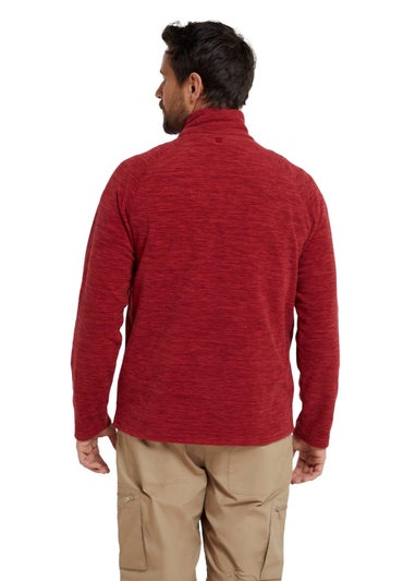 Mountain Warehouse Red Snowdon II Fleece Top