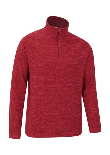 Mountain Warehouse Red Snowdon II Fleece Top