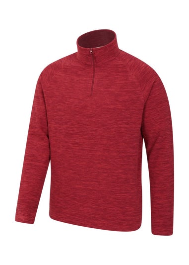 Mountain Warehouse Red Snowdon II Fleece Top