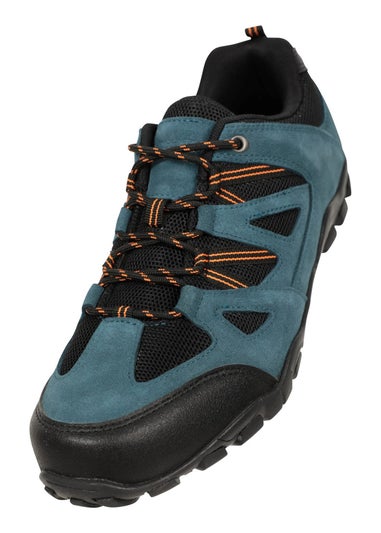 Mountain Warehouse Blue Outdoor III Suede Walking Shoes