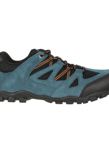 Mountain Warehouse Blue Outdoor III Suede Walking Shoes