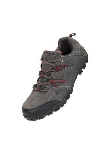 Mountain Warehouse Dark Grey Outdoor III Suede Walking Shoes