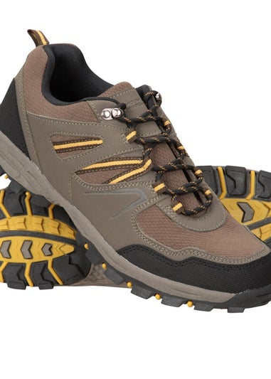 Mountain Warehouse Brown Mcleod Wide Walking Shoes