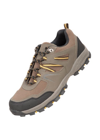 Mountain Warehouse Brown Mcleod Wide Walking Shoes