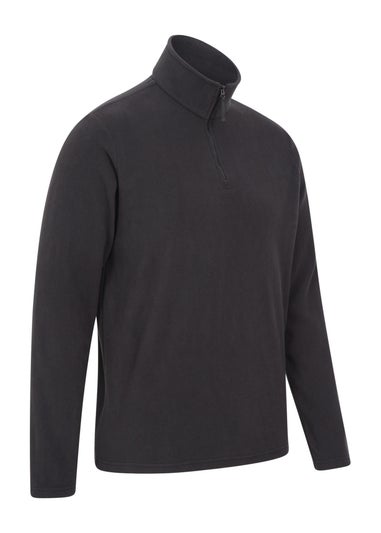 Mountain Warehouse Black  Camber II Half Zip Fleece Top