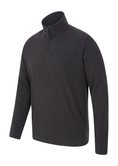 Mountain Warehouse Black  Camber II Half Zip Fleece Top