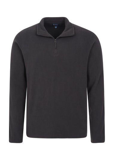 Mountain Warehouse Black  Camber II Half Zip Fleece Top