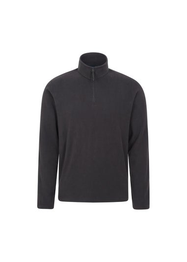 Mountain Warehouse Black  Camber II Half Zip Fleece Top