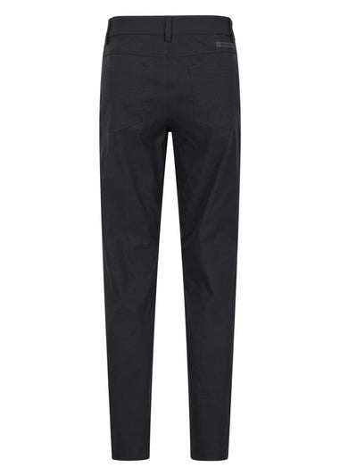 Mountain Warehouse Black Stride Lightweight Fitted Trousers