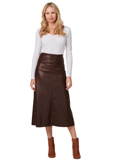 Faux leather mini skirt matalan best sale