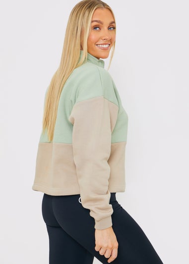 In The Style Jac Jossa Half Zip Sweatshirt