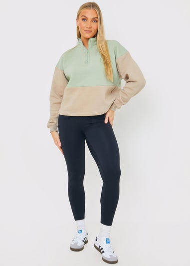 In The Style Jac Jossa Half Zip Sweatshirt