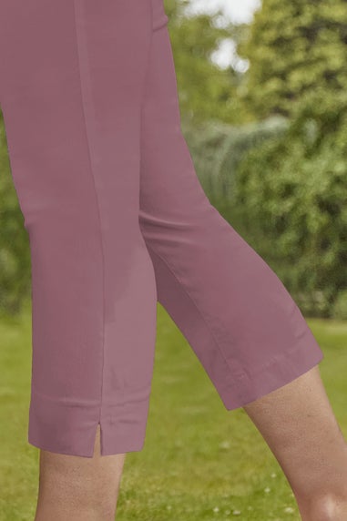Roman Dusky Pink Cropped Stretch Trouser