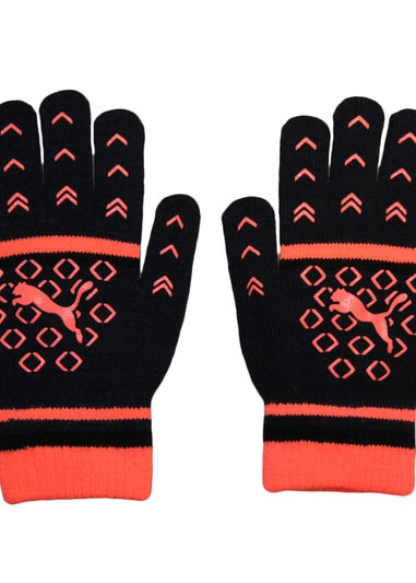 Puma Black Striped Gloves