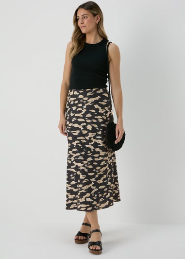 Black & Stone Midi Skirt