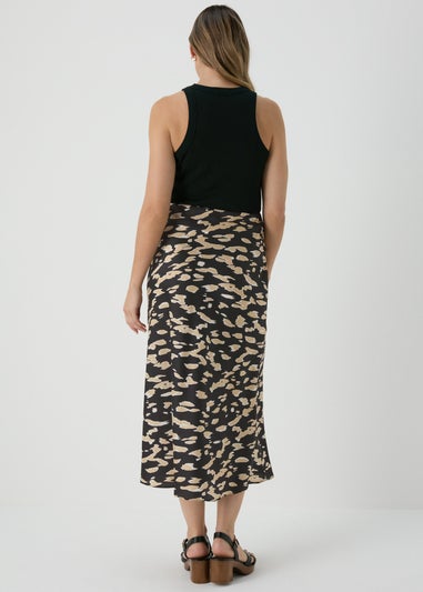 Black & Stone Midi Skirt