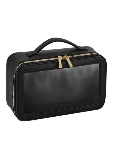Bagbase Black Boutique Clear Toiletry Bag