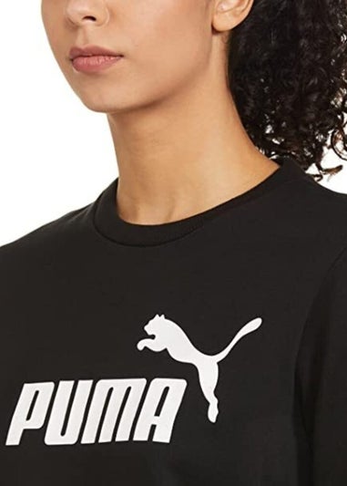 Puma Black ESS Logo Sweatshirt