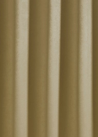Fusion Strata Dimout Yellow Eyelet Single Panel Door Curtain
