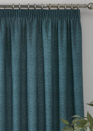 Dreams & Drapes Pembrey Pencil Pleat Curtains With Tie-Backs