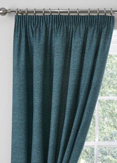 Dreams & Drapes Pembrey Pencil Pleat Curtains With Tie-Backs