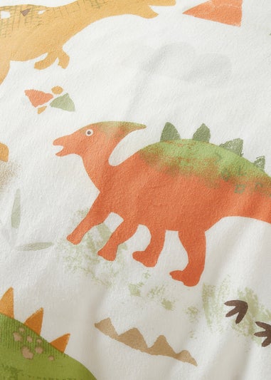 Bedlam Dino Brushed Cotton Green Duvet Cover Set