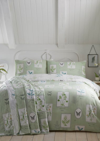 Dreams & Drapes Design Floral Garden Green Bedspread