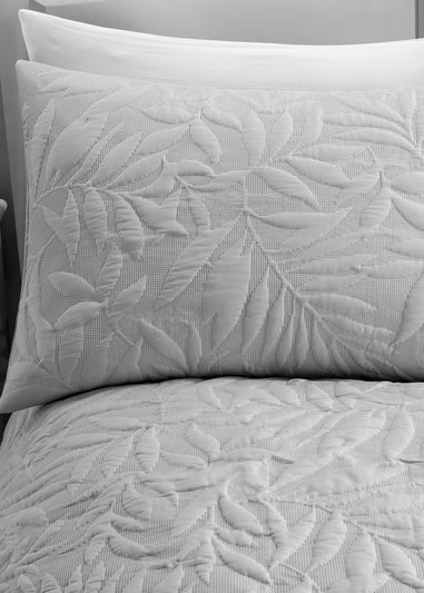 Serene Luana Soft Touch Silver Duvet Cover Set