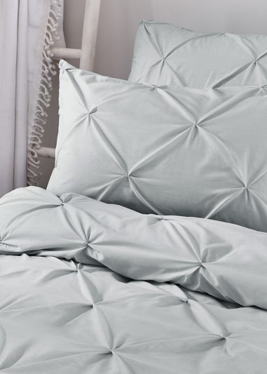 Serene Lara Silver Duvet Cover Set