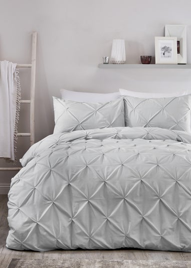 Serene Lara Silver Duvet Cover Set