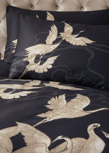 Laurence Llewelyn-Bowen Kireina Black Duvet Cover Set