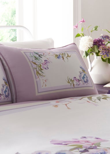 Appletree Heritage Arley Sateen Lilac Duvet Cover Set