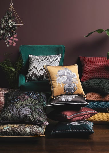 Laurence Llewelyn-Bowen Generou Elephant Velvet Filled Cushion