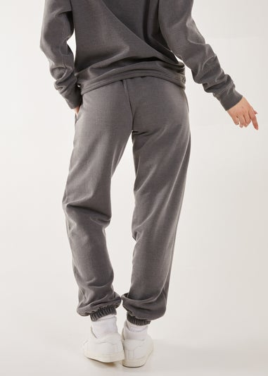 Pink Vanilla Grey Washed Tracksuit Bottoms