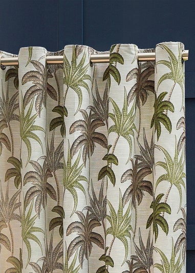 Wylder Tropics Galapagos Jacquard Eyelet Curtains