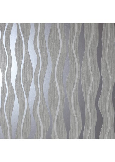 Arthouse Metallic Wave Grey