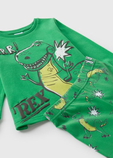 Disney Kids Green Rex Pyjama Top & Bottom Set (9mths-6yrs)