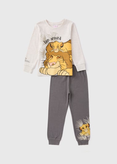 Disney Kids Cream Lion King Pyjama Top & Bottom Set (9mths-6yrs)